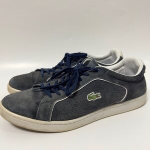 Lacoste Suede Sneakers Navy Blue Men’s Size 10.5 Shoes